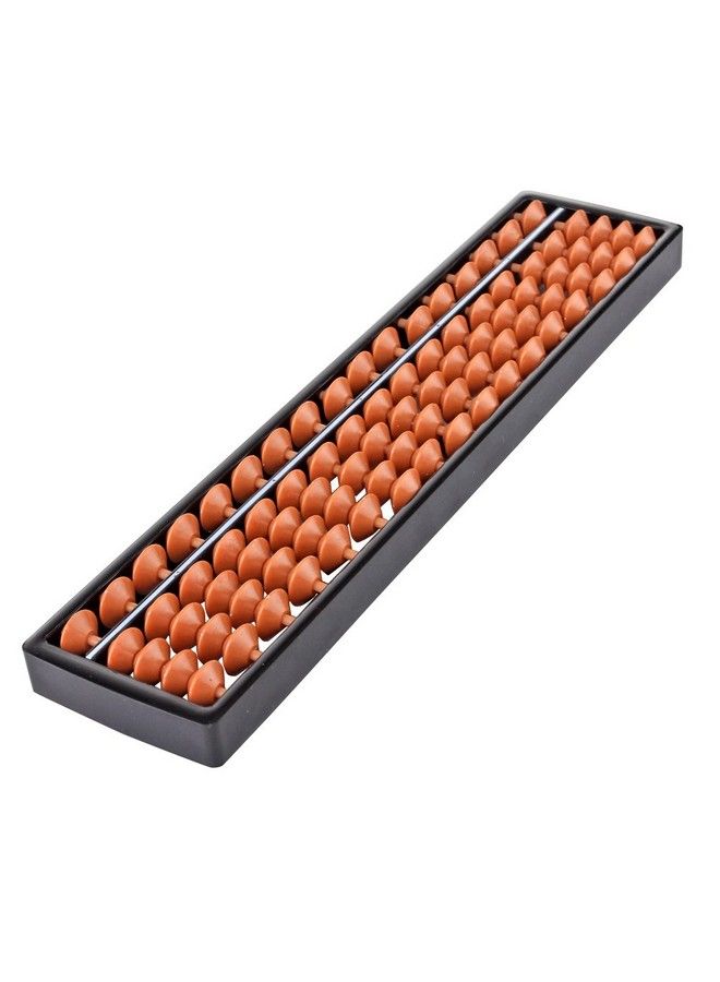 Plastic Abacus Arithmetic Soroban Calculating Tool 17 Digits Rods 5Beads Wood Plastic Oriental Counting Calculator Portable