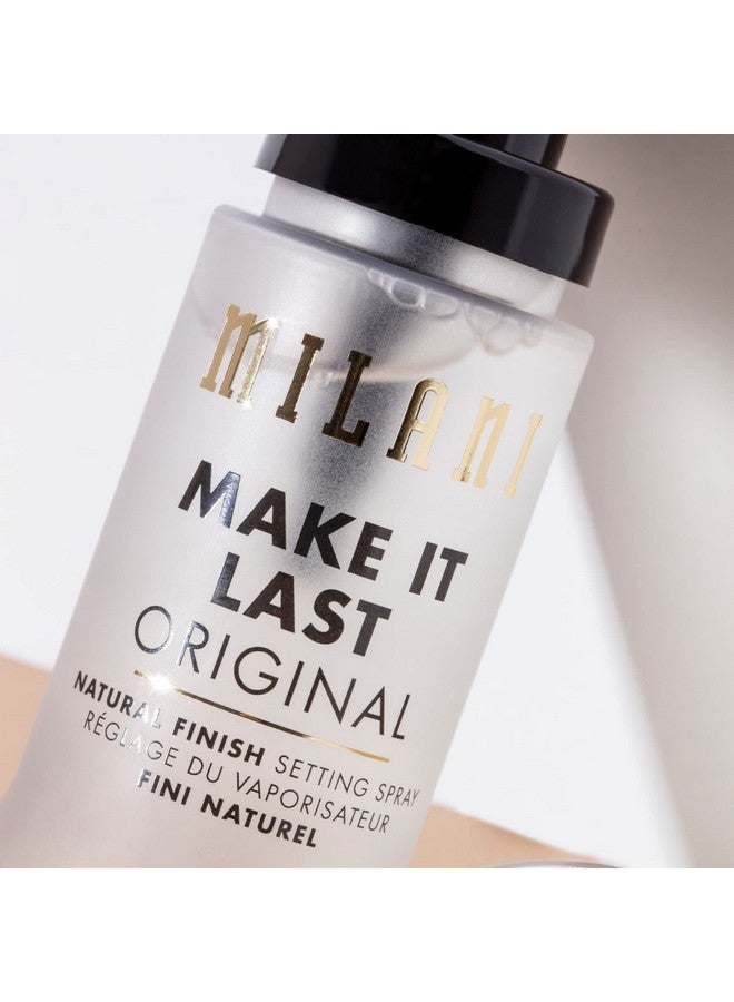 Ilani Make It Last Original Natural Finish Setting Spray 3In1 Setting Spray And Primer Prime + Correct + Set Makeup Finishing Spray And Primer Long Lasting Makeup Primer And Spray 2 Pack