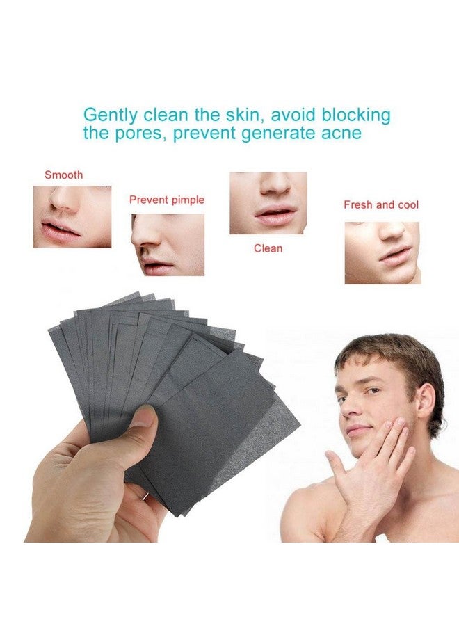 Oil Control Paper, 80Pcs;Pack Men Blotter Face Oil Control Absorbing Paper Blotting Tissues, Oil Blotting Paper Sheets, Oil Absorbing Facial Sheets, Portable Blotting Papers For Face And Nose