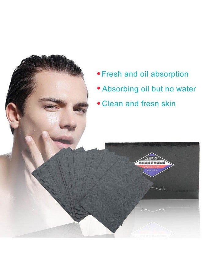 Oil Control Paper, 80Pcs;Pack Men Blotter Face Oil Control Absorbing Paper Blotting Tissues, Oil Blotting Paper Sheets, Oil Absorbing Facial Sheets, Portable Blotting Papers For Face And Nose