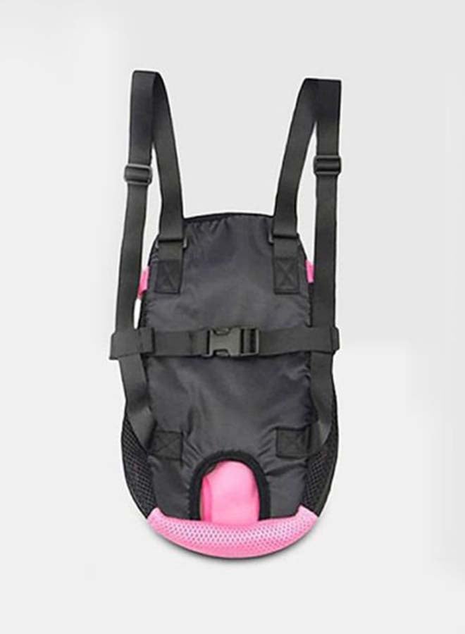 Pet Carrier Bag Pink/Black 20 x 10 x 10cm