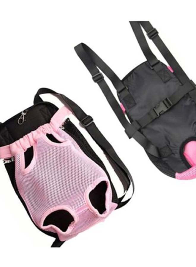 Pet Carrier Bag Pink/Black 20 x 10 x 10cm