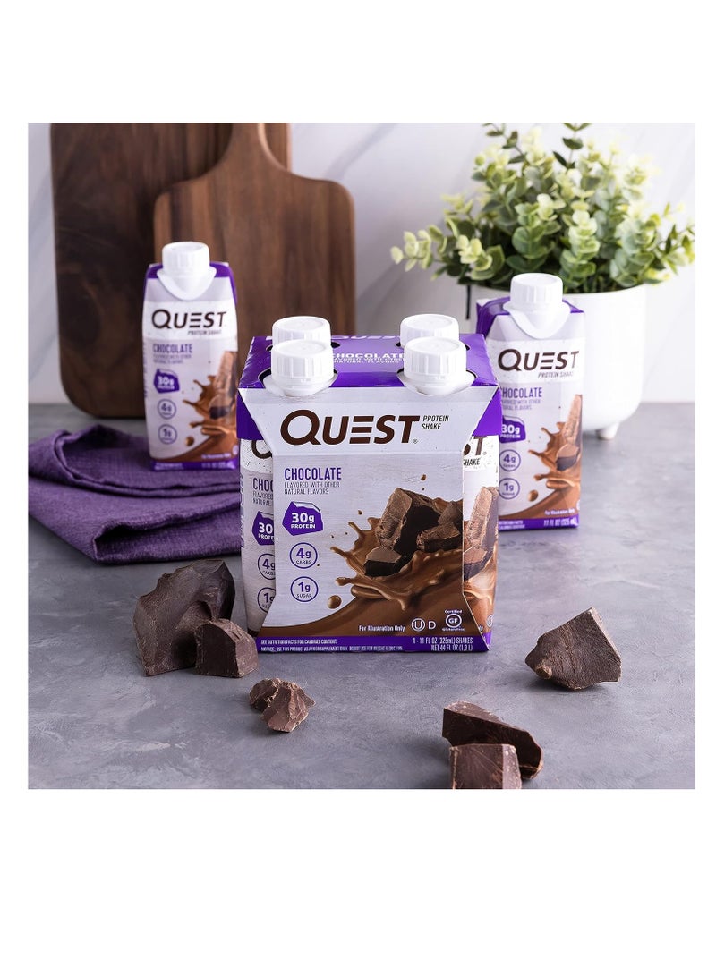 Quest Protein RTD 11.oz 12pcs 3/4pack  Chocolate