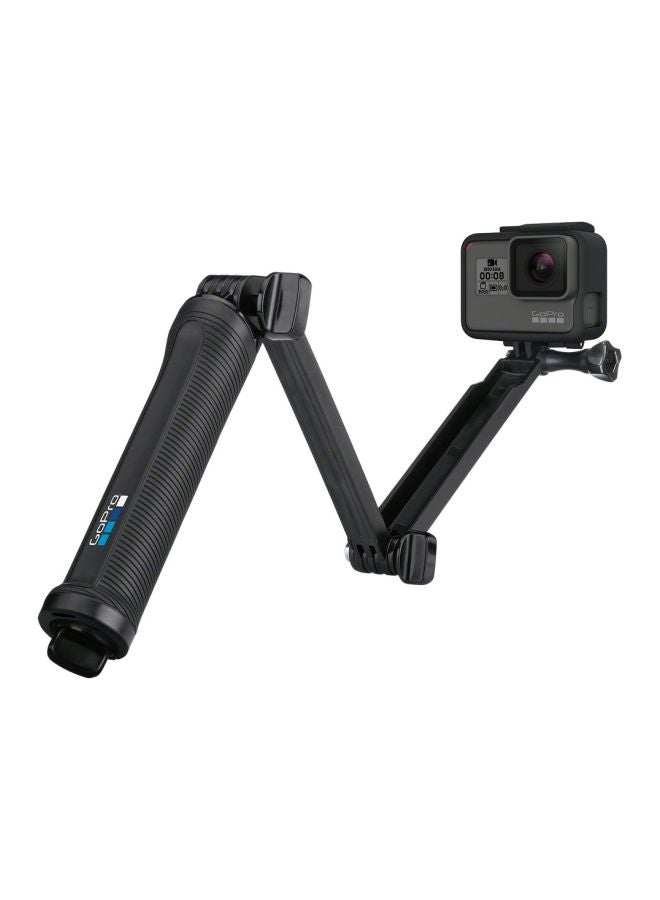 Hand Grip Arm 3 Way Selfie Stick Tripod Mount Monopod For Gopro Hero black