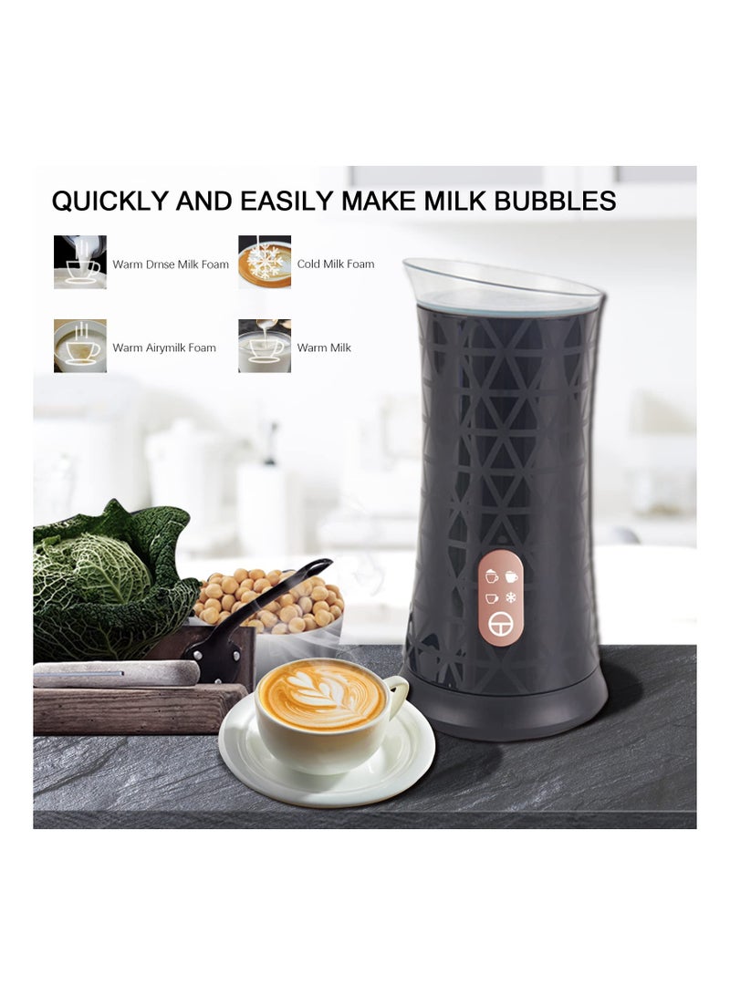 Automatic Hot and Cold Milk Frother,  4 In 1 Electric Milk Frother, Milk Heater, Milk Steamer, Milk Heater with Automatic Shut-off Feature Suitable for Latte, Cappuccino, Macchiato, Etc.