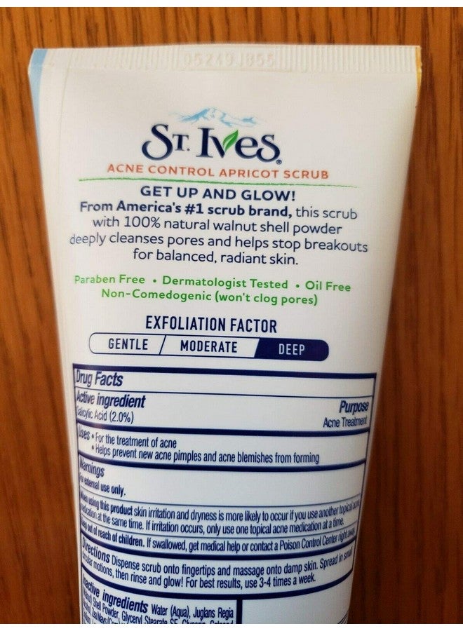 T. Ives Acne Control Apricot Scrub 6 Oz (Pack Of 7)