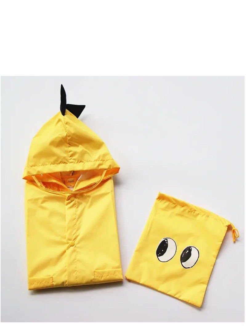 Children Raincoats Cartoon Raincoat, Reusable Raincoat with Hoods Hat and Sleeves Rain Cloak Perfect for Protect Your Child Size S