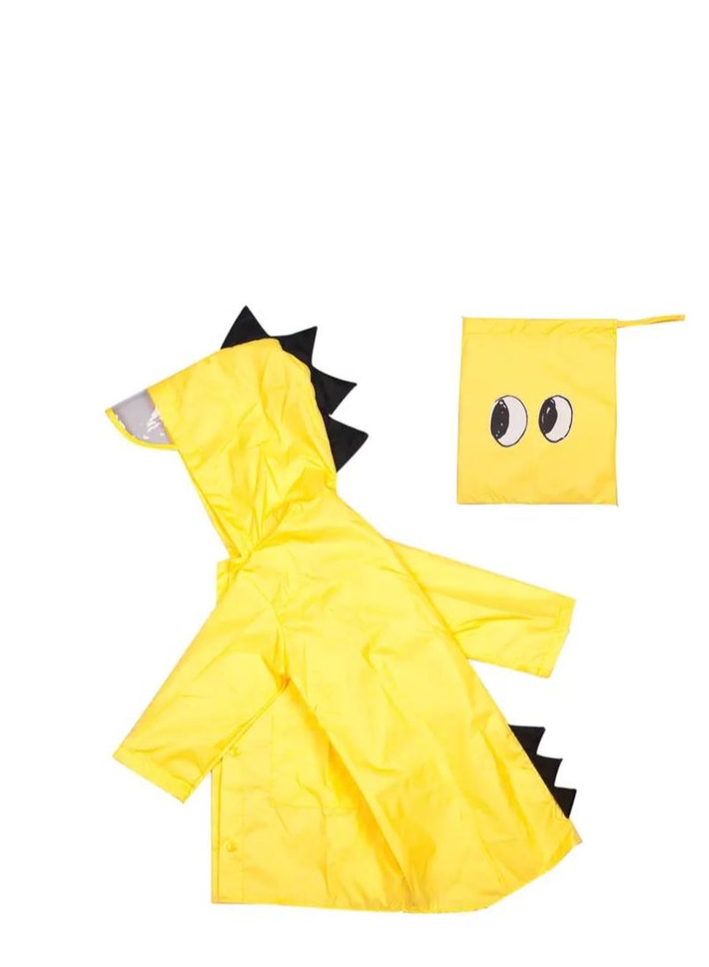 Children Raincoats Cartoon Raincoat, Reusable Raincoat with Hoods Hat and Sleeves Rain Cloak Perfect for Protect Your Child Size S