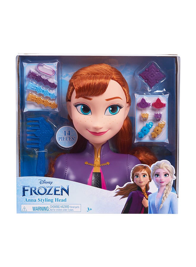 Frozen 2 Basic Anna Styling Head