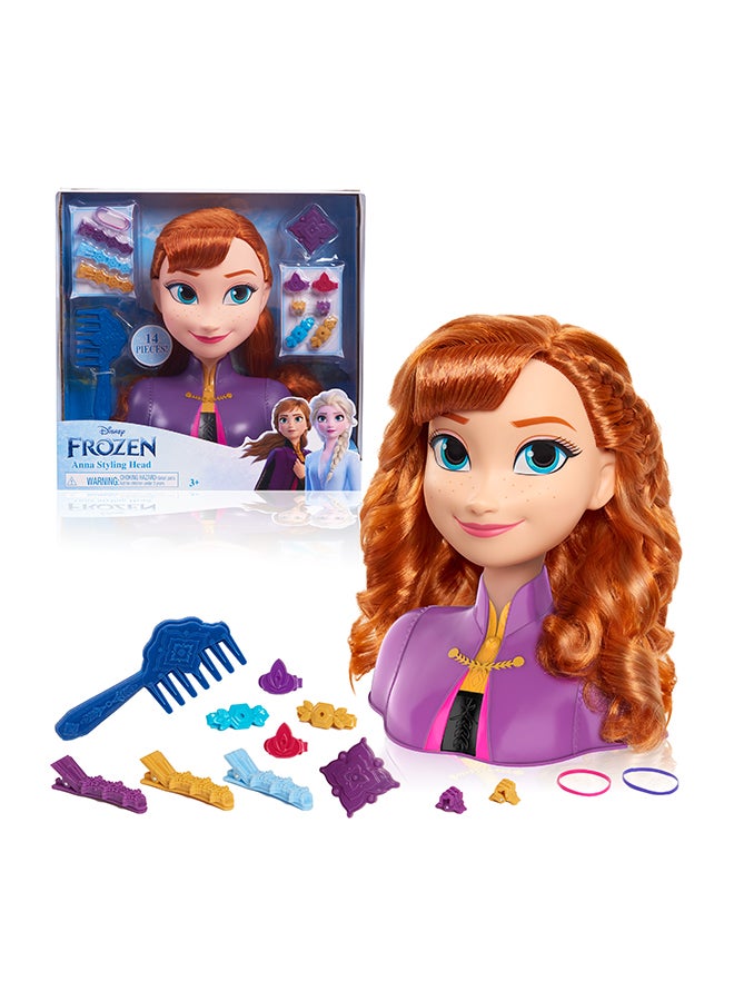 Frozen 2 Basic Anna Styling Head