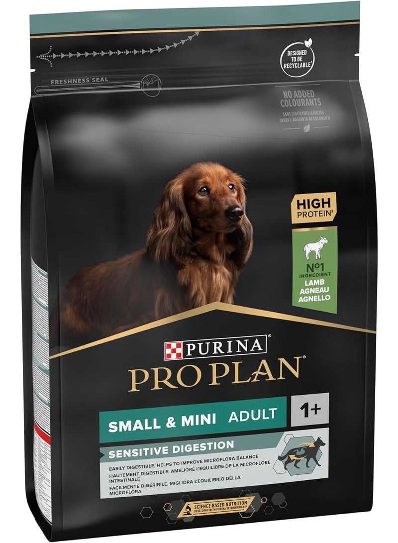 Pro Plan Sensitive Digestion Small and Mini Adult Dog food with Lamb 3 kg
