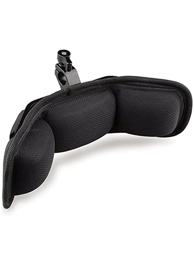 Camera Shoulder Mount Pad with 15mm Dual Rod Clamp for 15mm Camera Shoulder Railblock Support System - 1752