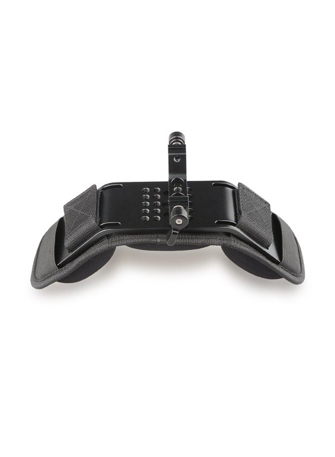 Camera Shoulder Mount Pad with 15mm Dual Rod Clamp for 15mm Camera Shoulder Railblock Support System - 1752