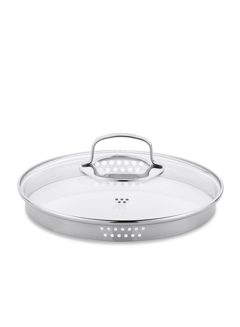 Stainless Steel Cooking Saucepan Pot 1.6 Liters With Handle Strainer Lid