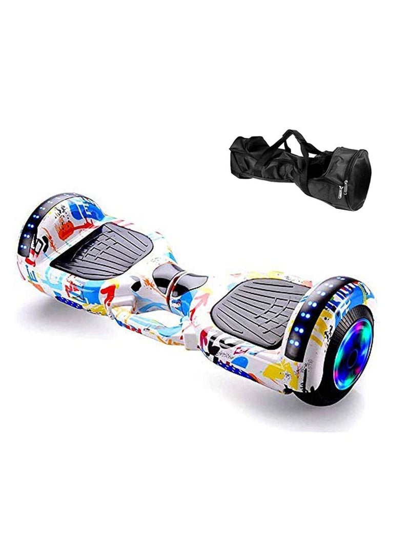 COOLBABY Self-Balancing Electric Scooters Skin Hover Board Sticker Self Balance Protective Pvc Decal Cover Hoverboard For Kid With Bluetooth Speakers And Led Lights Wheels (6.5Inch)-Color 7