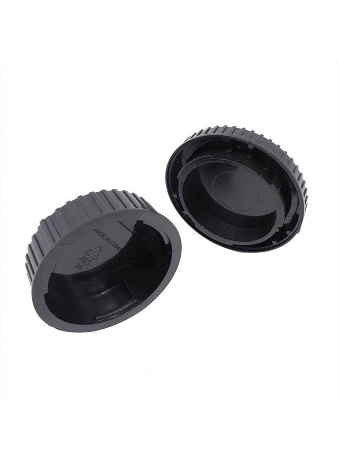 Front Body Cap and Rear Lens Cap Cover for Nikon D7500 D7200 D7100 D7000 D5600 D5300 D5200 D5100 D3500 D3400 D3300 D3200 D3100 D850 D810 D800 D750 D600 D90 D80 More Nikon F Mount DSLR and Lens