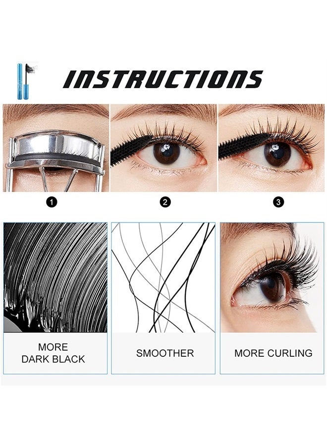 Mascara for Older Women, Black Mascara for Seniors with Thinning Lashes Waterproof Volumizing Mascara, Hypoallergenic Mascara for Sensitive Eyes (Pack of 1)