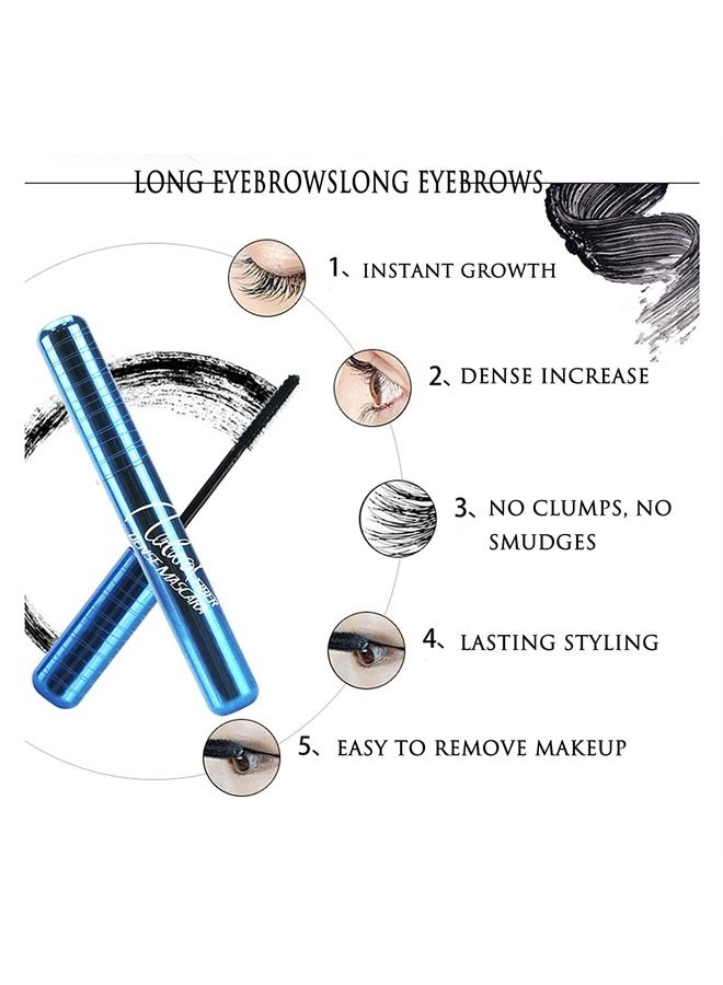 Mascara for Older Women, Black Mascara for Seniors with Thinning Lashes Waterproof Volumizing Mascara, Hypoallergenic Mascara for Sensitive Eyes (Pack of 1)