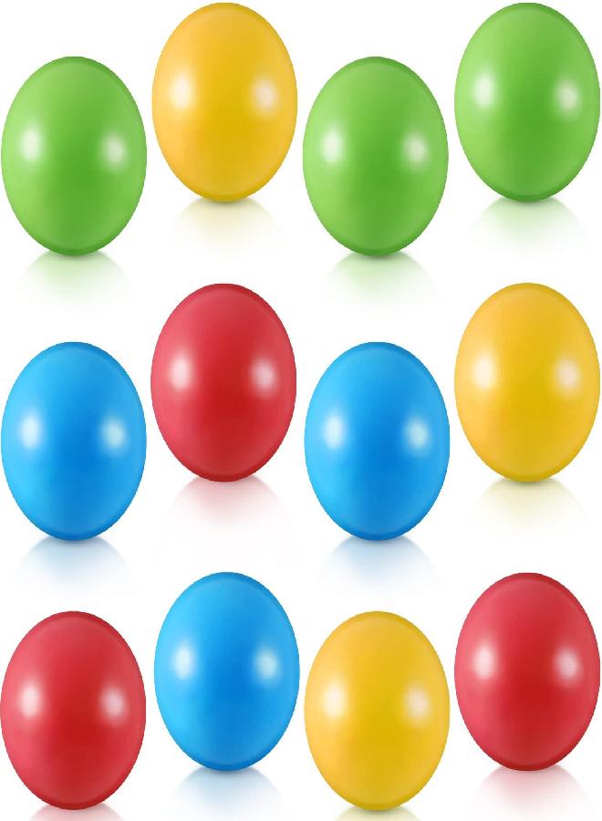 Civaner Multi-Colored Replacement Toy Balls Crush Proof Bulldozer Balls Soft Plastic Air-Filled Ocean Balls for 1.75 Inch Balls Toys for Aged 3+ (12 Pieces)