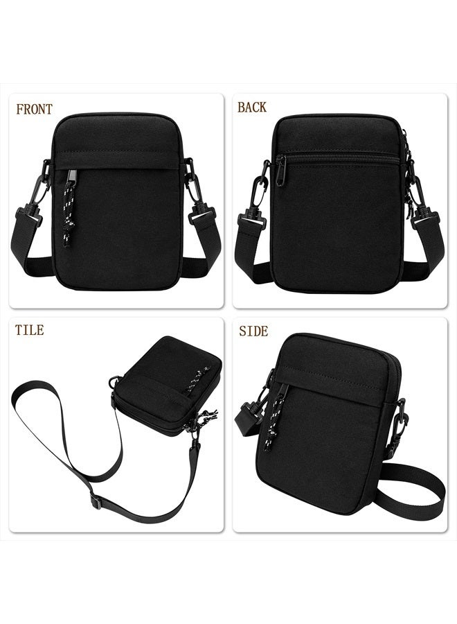 Small Crossbody Bags Purses, Nylon Shoulder Bag for Women, Men Messenger Bags Travel Phone Wallet Purse Tiny Handbag