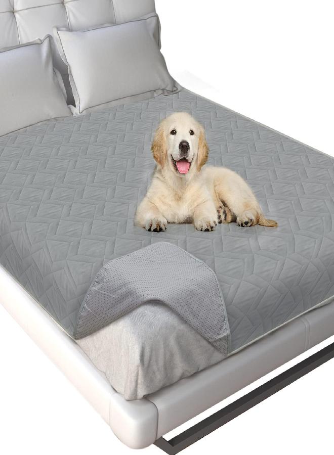 Waterproof Blanket Dog Bed Cover with Non-Skid Bottom, Couch Cover for Dogs, Mattress Protector Furniture Protector, Bed Couch Sofa(52