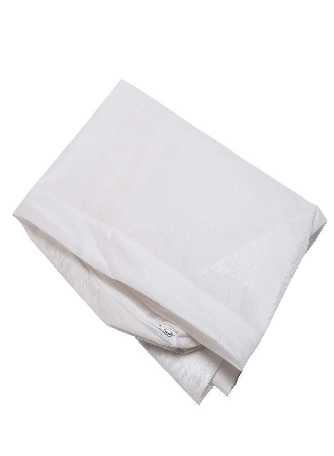 Furhaven Dog Bed Liner Water-Resistant Foam Mattress Protector Cover - White, Jumbo Plus