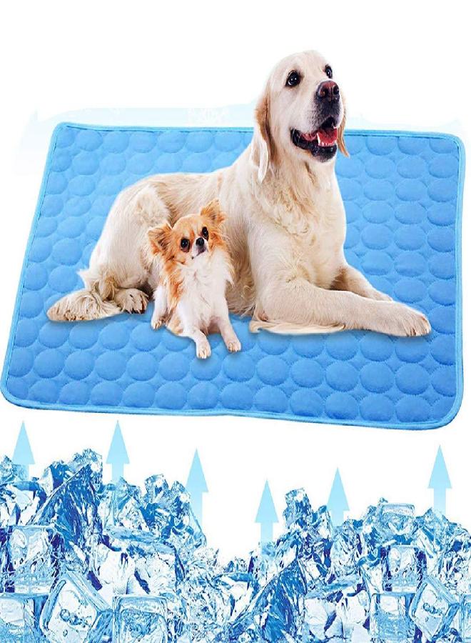 XinChangShangMao Dog Cooling Mat, Pet Dog Self Cooling Pad, Ice Silk Washable Summer Cooling Mat for Dogs Cats, Kennels, Crates and Beds