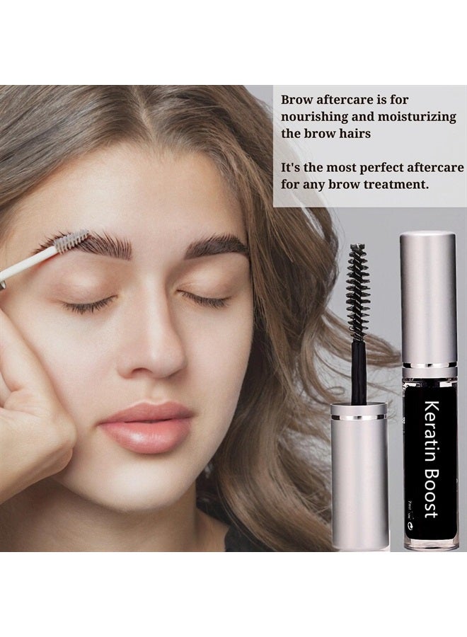 Lash Perm Nutrition Eyebrow and Eyelash Lift Conditioner Brow Lamination Treatment Aftercare Keratin Boost Saves Burning Lashes & Brow 100-Day Supply (2 in 1 Keratin boost+lash serum)