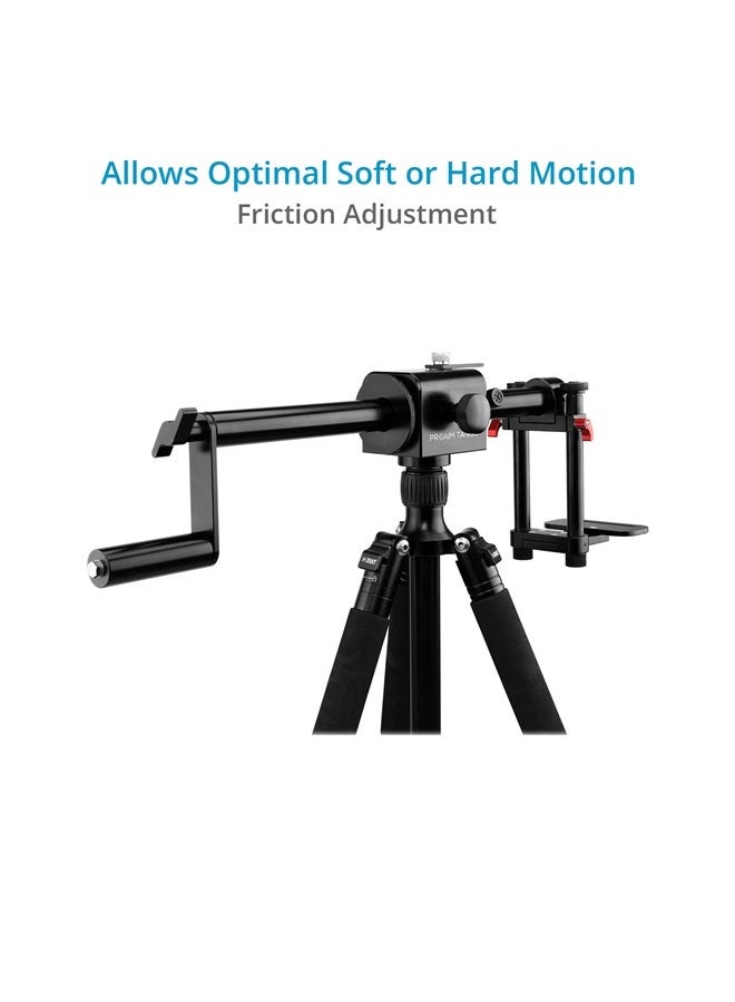 Proaim Tango 360° Rotating Dutch Angle Rig for DSLRs. Camera Height Adjustment. Angle Ring & Stopper for Repeat Shot. Rotation Lock for Specific Angle, Adjust Friction for Soft/Hard Motion (P-TNGO-01)