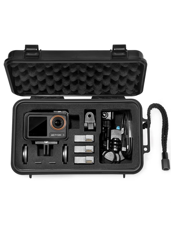 Small Waterproof Carrying Case for DJI Osmo Action 4/Osmo Action 3 Camera and Accessories(Case Only)