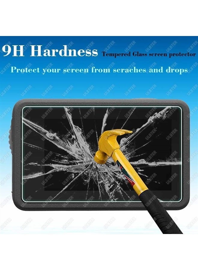 Lens Screen Protector for DJI OSMO Action 3 Camera 【NOT Work with Frame】[2+2+2Pack], Tempered Glass Cover 0.3mm 9H Hardness Ultra-Clear Anti-Scrach Anti-Fingerprint Anti-Bubble