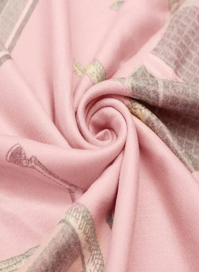 EXTREE Scarfs for Women Pashmina Silky Shawl Wrap for Evening Dressing Horse Scarf Blanket Open Front Poncho Cape