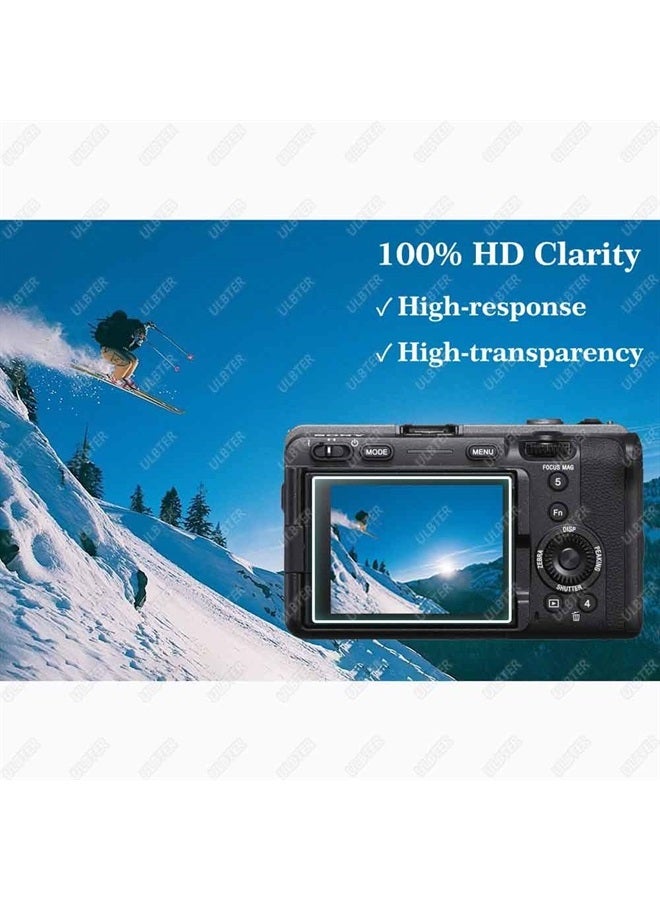 FX3 Screen Protector for Sony Alpha FX3 Camera & Hot Shoe Cover 0.3mm 9H Hardness Tempered Glass Anti-Scrach Anti-Fingerprint Anti-Bubble [3+2 Pack]