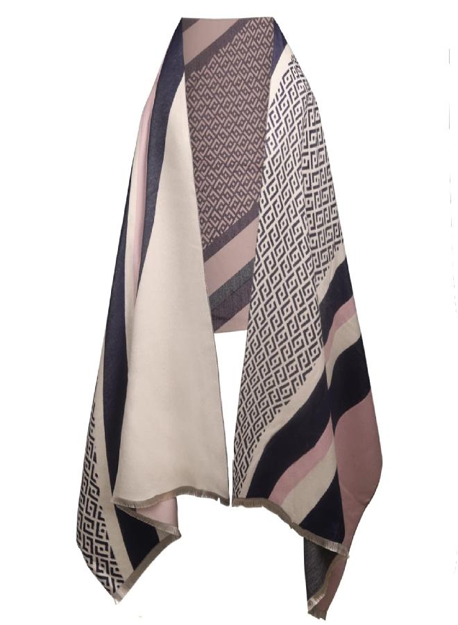 EXTREE Scarfs for Women Pashmina Silky Shawl Wrap for Evening Dressing Horse Scarf Blanket Open Front Poncho Cape