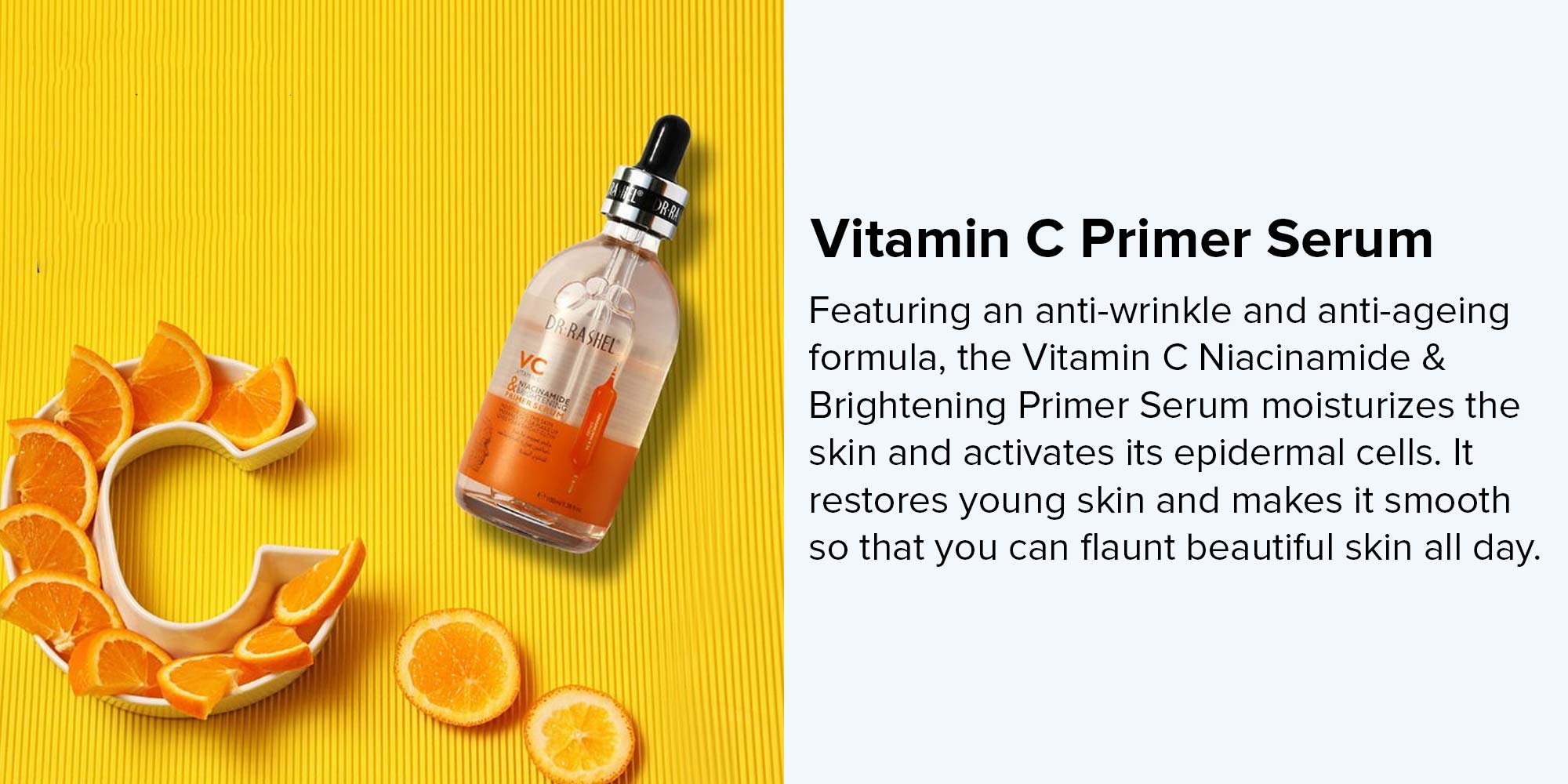 VitaminC Primer + Hyaluronic Acid Serum Blue/Orange 200ml
