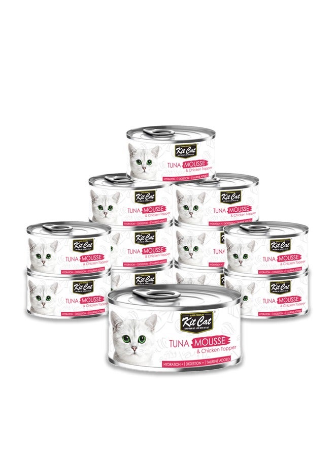 Tuna Mousse with Chicken Topper - 960G (12 Pc)