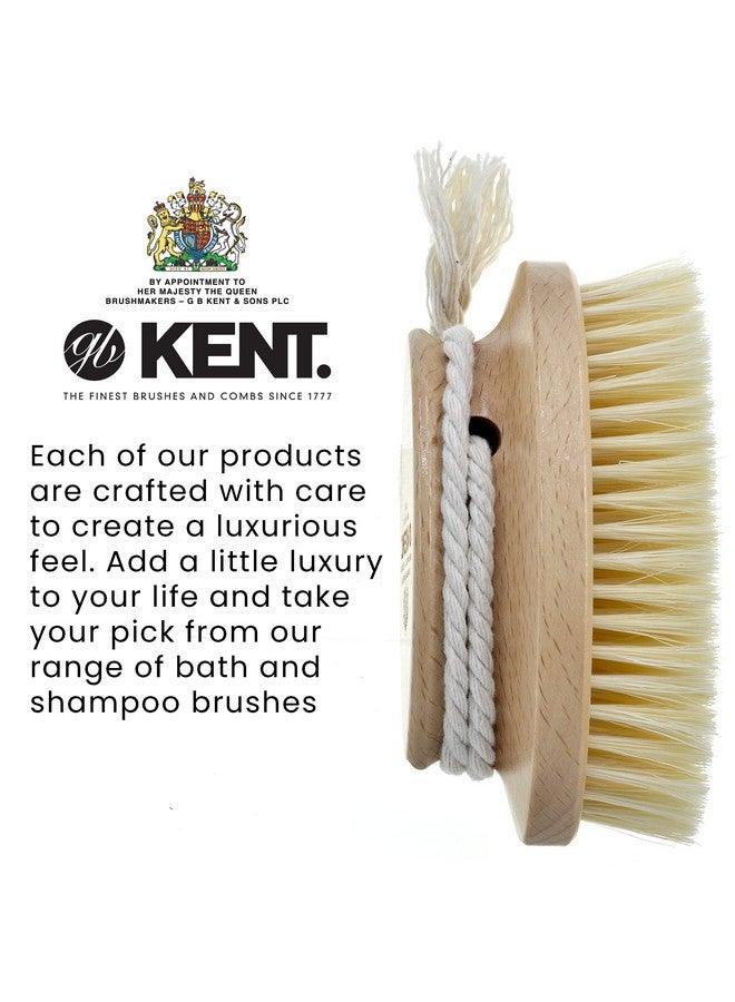 Fd11 Shower Brush Back Brush Shower Exfoliating Brush Body Wash Brush Oval Bath Brush Exfoliates Wet Or Dry Skin And Improves Circulation. Perfect For Lathering And Scrubbing. Made In England.