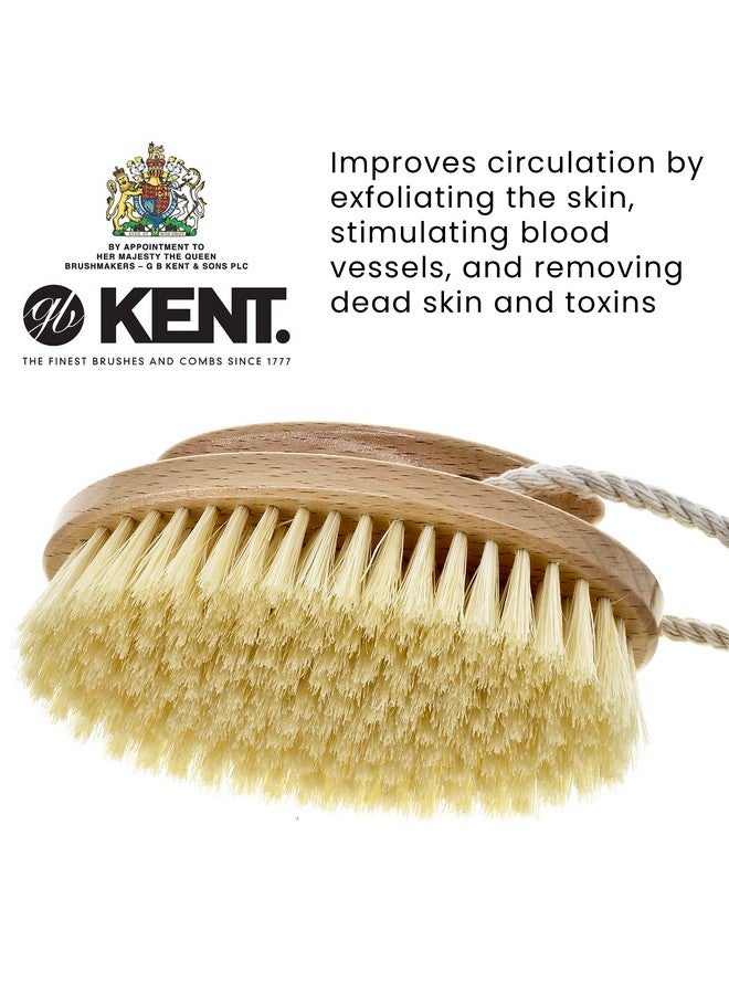 Fd11 Shower Brush Back Brush Shower Exfoliating Brush Body Wash Brush Oval Bath Brush Exfoliates Wet Or Dry Skin And Improves Circulation. Perfect For Lathering And Scrubbing. Made In England.