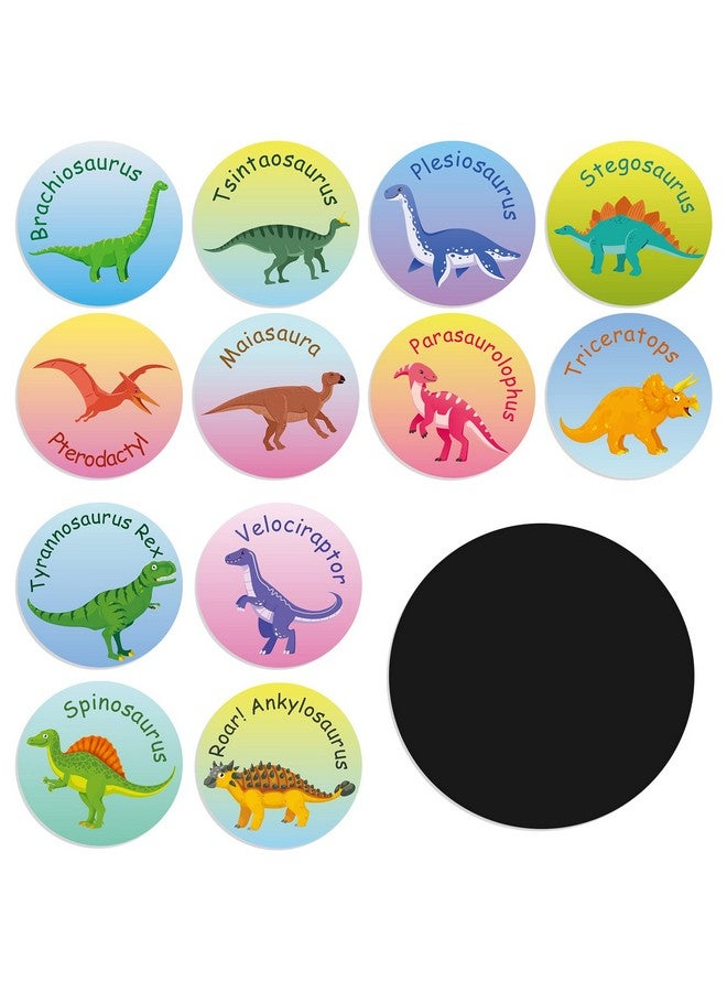 24 Pcs Potty Training Stickers Potty Stickers Reusable Potty Training Reveal Stickers Potty Training Seat Stickers Color Changing Sticker Toilet Targets For Potty Training (Dinosaur)
