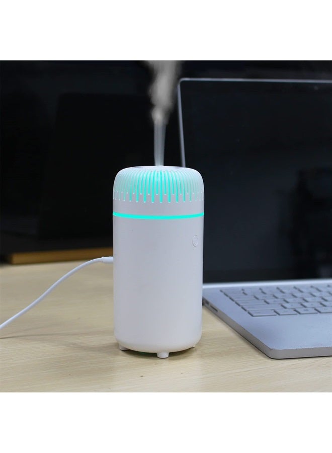 Car Diffuser,USB 100ml Small Humidifier Essential Oil Aroma Diffuser Aromatherapy Diffusers Cool Mist for Car Home Office(White)