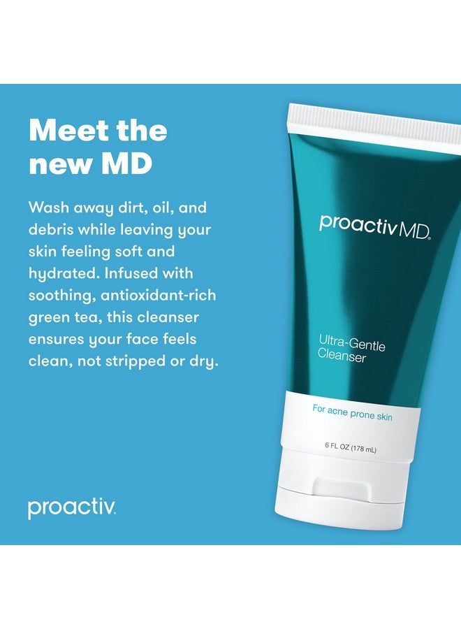 Md Ultra Gentle Face Cleanser Daily Facial Wash For Sensitive Skin Soothing Green Tea Cleanser For All Skin Types 6 Oz.