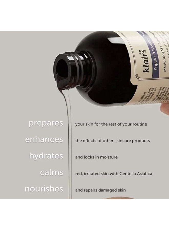 S] Supple Preparation Facial Toner With Hyaluronic Acid Moisturizer Without Paraben And Alcohol 180Ml 6.08Oz Korean Skin Care Hydrating Toner For Face Sensitive Skin Toner (180Ml 6.08 Fl Oz)