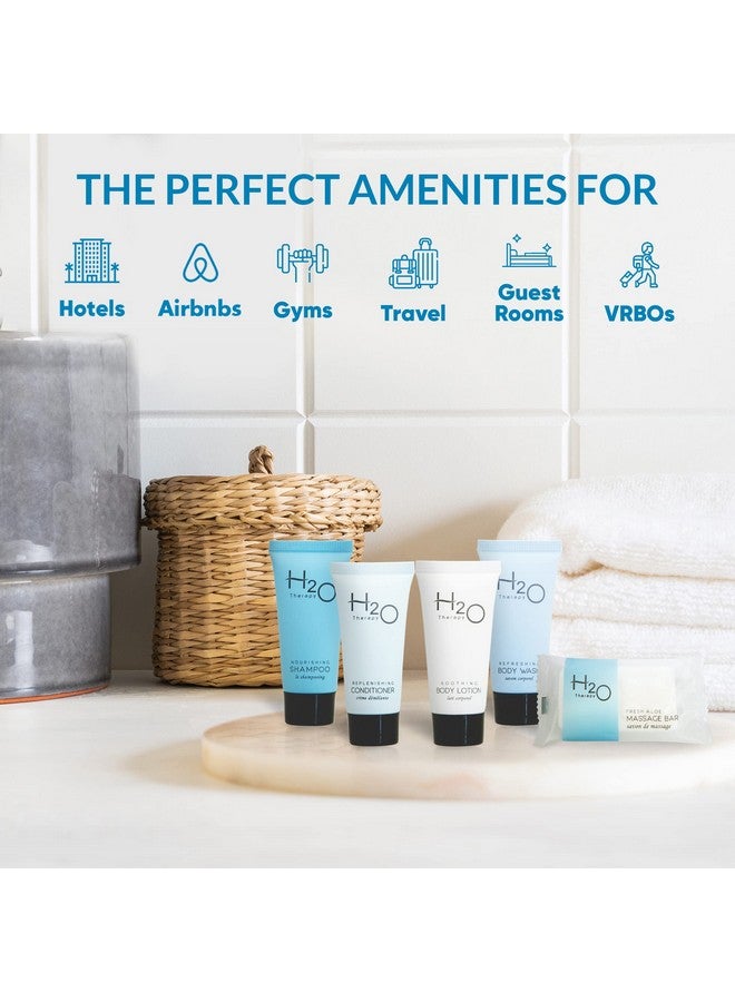 Hotel Soaps And Toiletries Bulk Set ; 1Shoppe Allinkit Amenities For Hotels & Airbnb ; .85Oz Hotel Shampoo & Conditioner Body Wash Body Lotion & 1 Oz Bar Soap Travel Size ; 75 Pieces