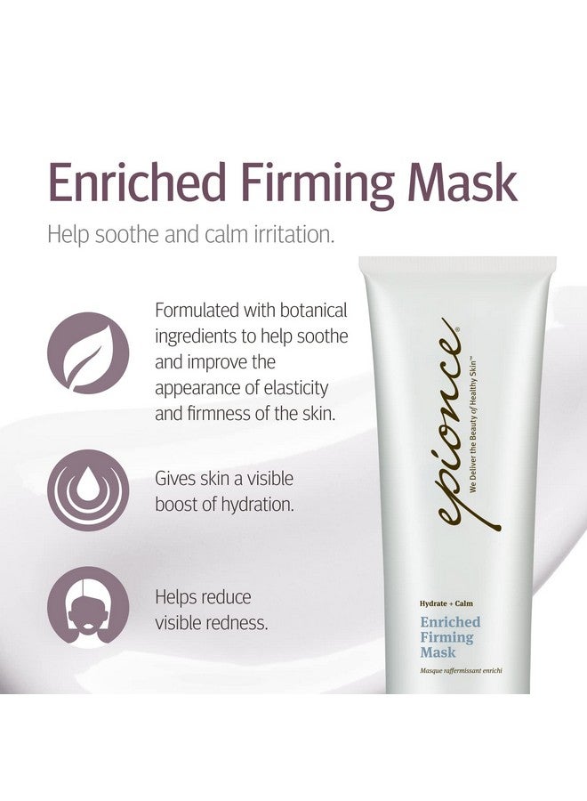 Enriched Firming Mask Hydrating Face Mask Skin Care Facial Mask For All Skin Types 2.5 Oz