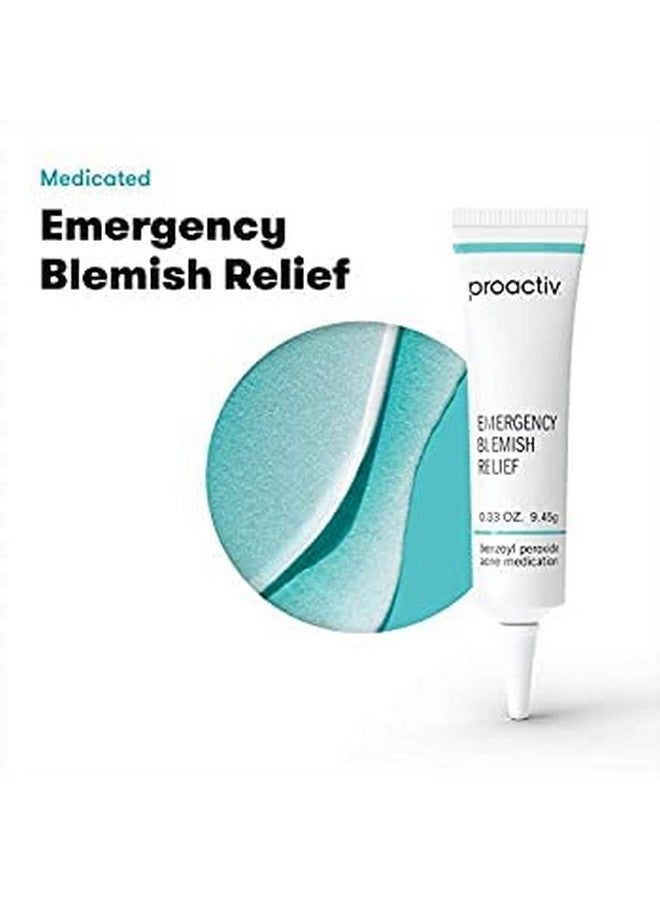 Emergency Blemish Relief Benzoyl Peroxide Gel Acne Spot Treatment For Face And Body .33 Oz