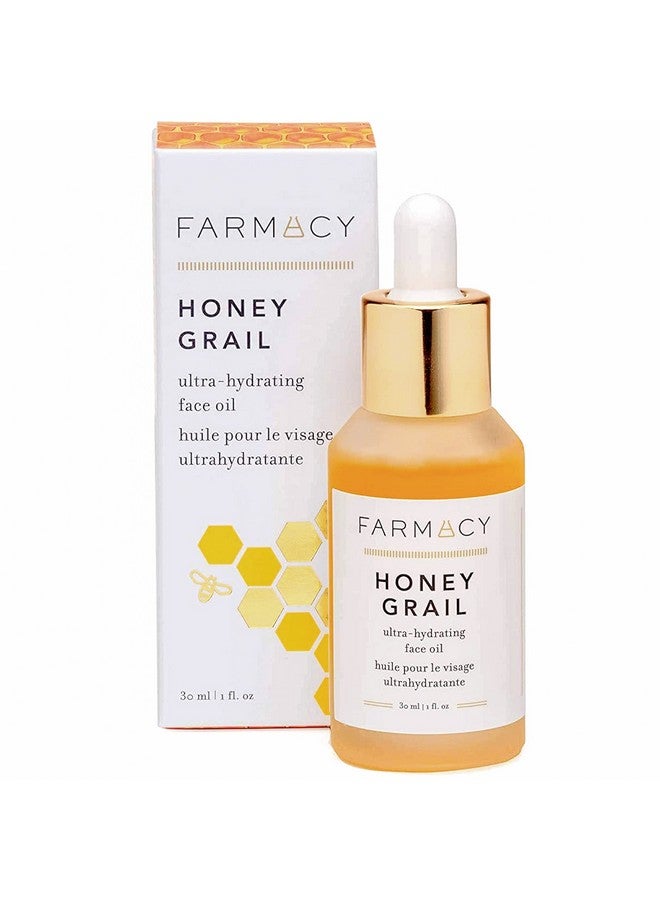 Honey Grail Hydrating Face Oil Moisturizer For Dry Skin Fine Lines & Wrinkles With Rosehip And Sea Buckthorn Oil
