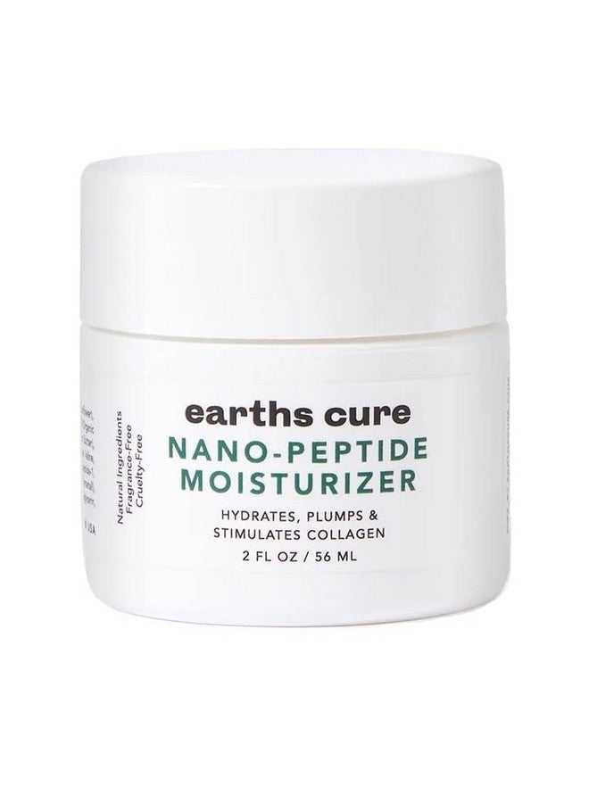 Nano Peptide Moisturizer For Face (2Oz) Natural Cream To Hydrate And Smooth. Contains Nano Peptides Antioxidants & Hyaluronic Acid To Lift And Plump. For Sensitive Skin.