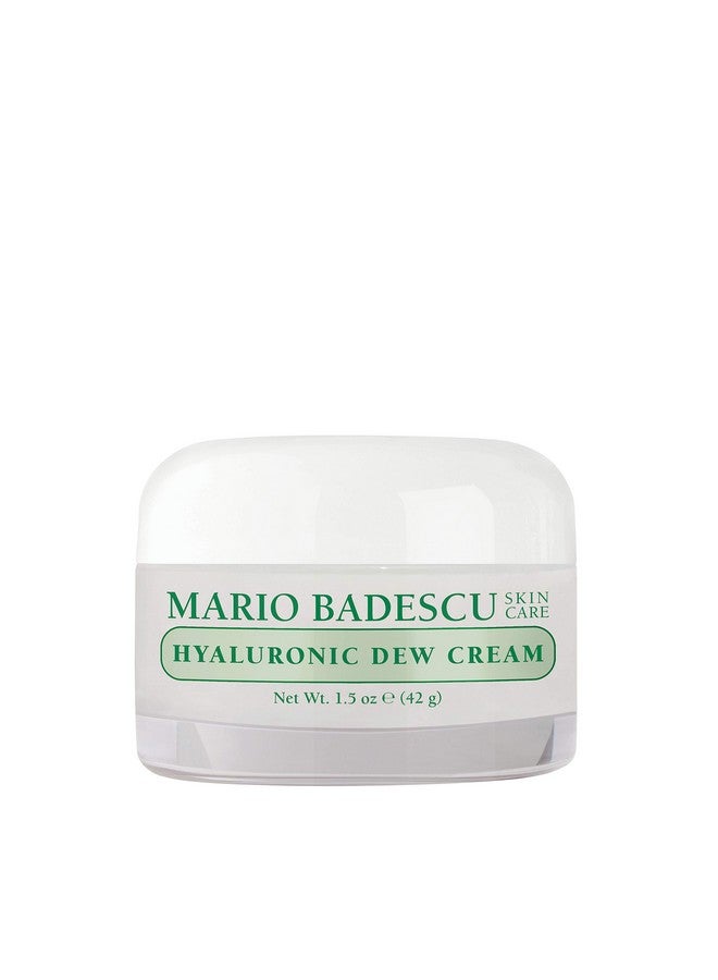 Oil Free Hyaluronic Dew Cream ; Hydrating Face Cream Formulated With Squalane For A Dewy Glow ; 1.5 Oz