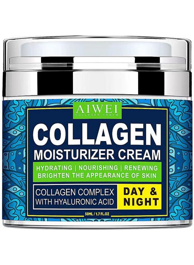 Iwei Collagen Retinol Cream Boosts Collagen Hydrates Firms And Brightens Skin Face Moisturizer For Men & Women 1.7 Oz