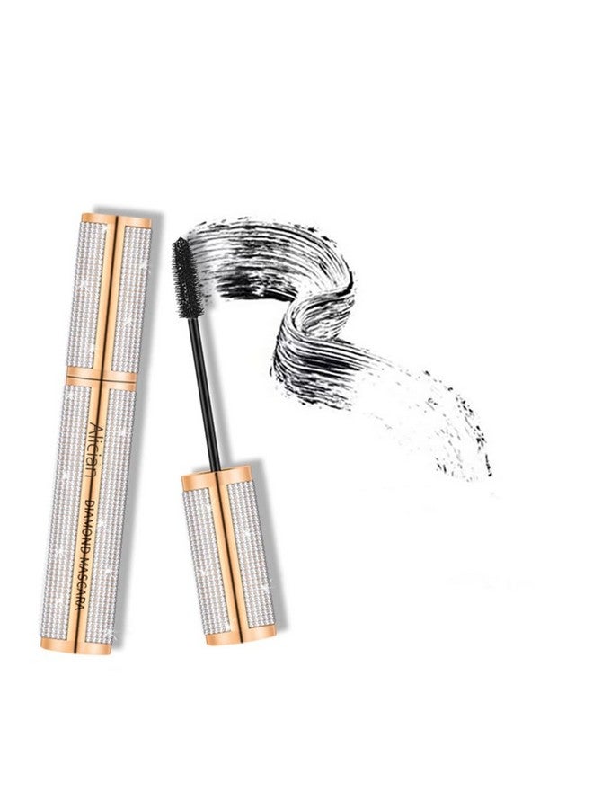 Diamond Mascara Waterproof Long Curling Extension Eyelashes Long Lasting Thick Thickening Smudge Proof And Lengthening Voluminous Eyelashes